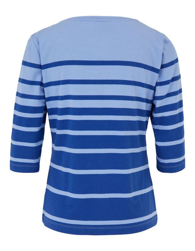 Joy Sportswear 3/4-Arm-Shirt LISA Shirt mit zweifarbigem Ringeldesign Kostenloser Versand international