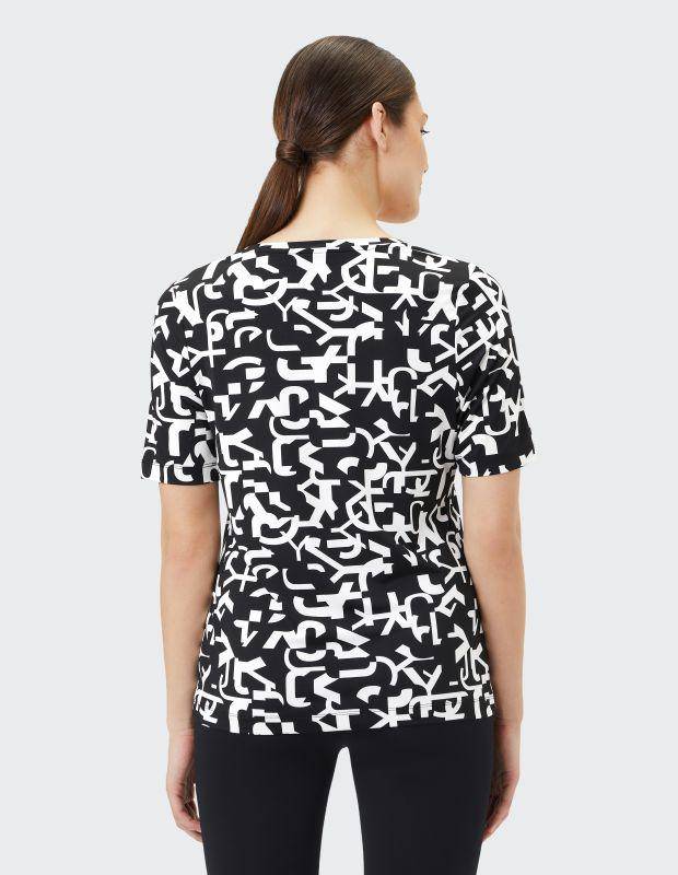 Joy Sportswear T-Shirt LOTTA T-Shirt mit grafischem Allover Print Fabrikladen