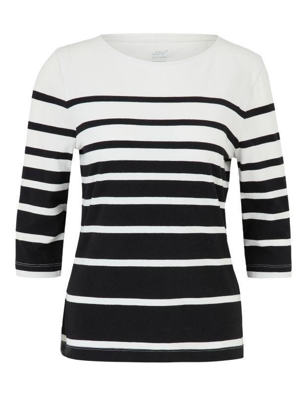 Joy Sportswear 3/4-Arm-Shirt LISA Shirt mit zweifarbigem Ringeldesign Speichern exportieren