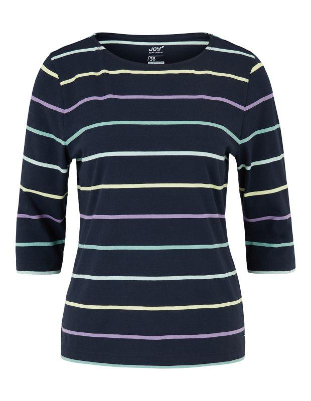 Joy Sportswear 3/4-Arm-Shirt VIOLETTA Buntes Ringelshirt Fabrik Onlineshop