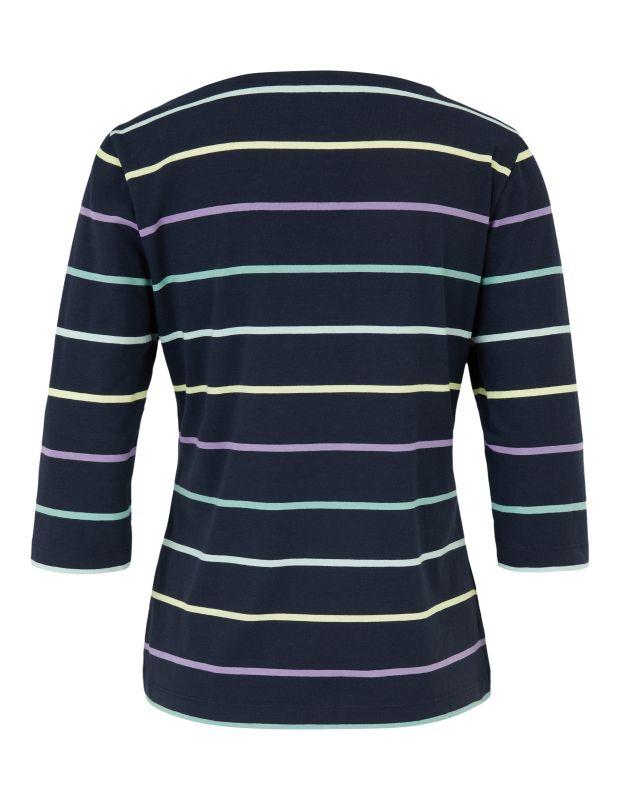 Joy Sportswear 3/4-Arm-Shirt VIOLETTA Buntes Ringelshirt Fabrik Onlineshop