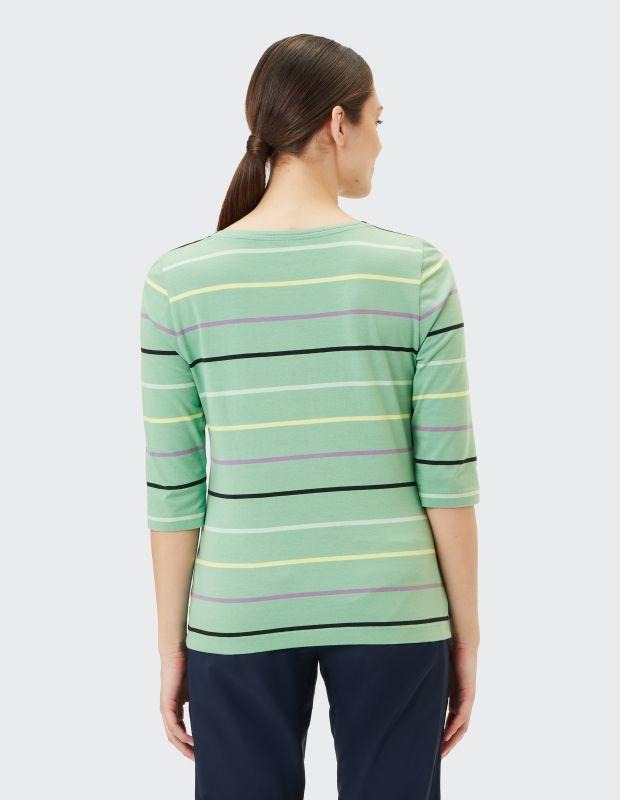 Joy Sportswear 3/4-Arm-Shirt VIOLETTA Buntes Ringelshirt Fabrikpreis
