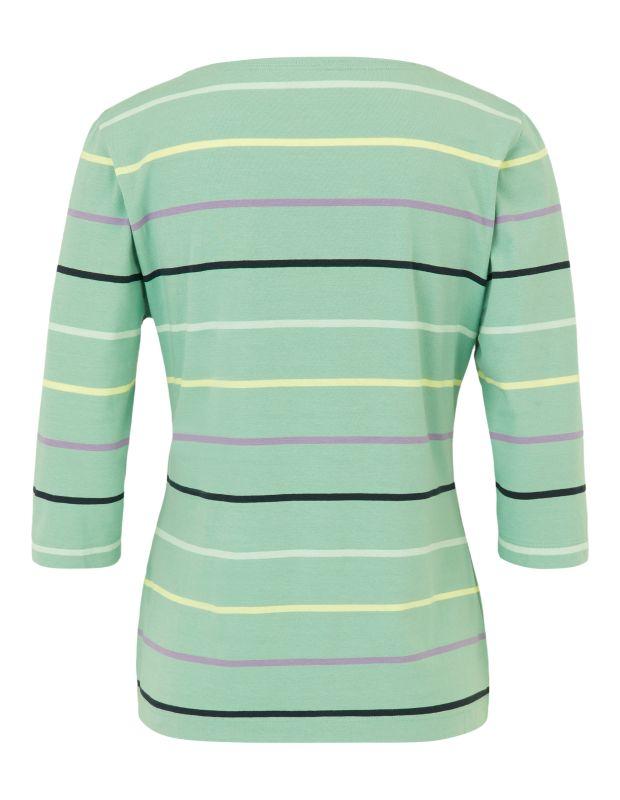 Joy Sportswear 3/4-Arm-Shirt VIOLETTA Buntes Ringelshirt Fabrikpreis