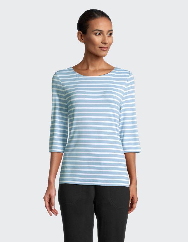 Joy Sportswear 3/4-Arm-Shirt CARINA Ringelshirt im maritimen Look Lagerräumung