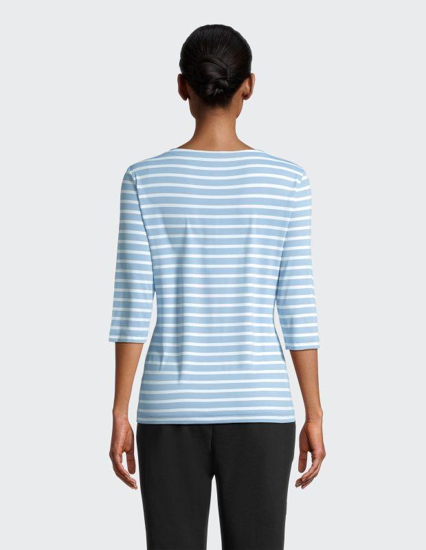 Joy Sportswear 3/4-Arm-Shirt CARINA Ringelshirt im maritimen Look Lagerräumung