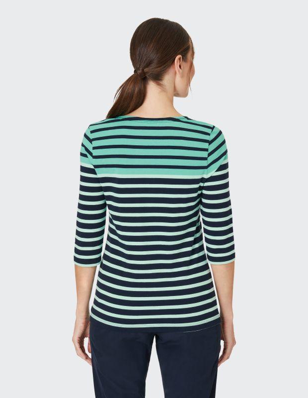 Joy Sportswear 3/4-Arm-Shirt CELIA T-Shirt mit feinem Ringeldessign Riesige Rabatte