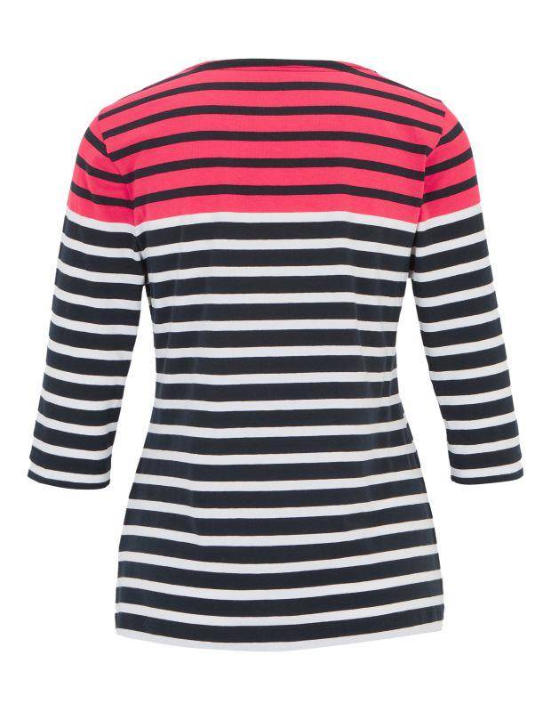 Joy Sportswear 3/4-Arm-Shirt CELIA T-Shirt mit feinem Ringeldessign 50% Rabatt mit kostenlosem Versand