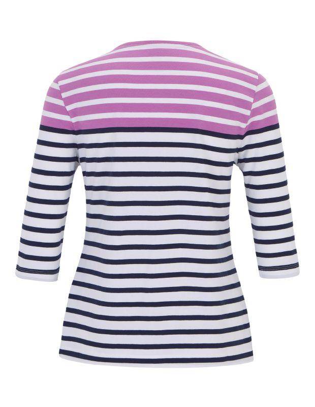 Joy Sportswear 3/4-Arm-Shirt CELIA T-Shirt mit feinem Ringeldessign Im Verkauf