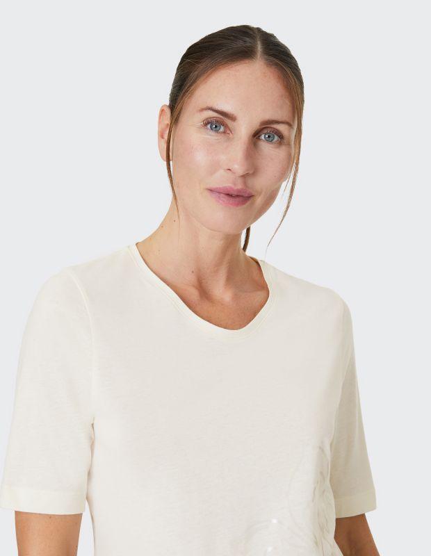 Joy Sportswear T-Shirt CHLOE T-Shirt mit schillerndem Blumendruck Fabrik Onlineshop
