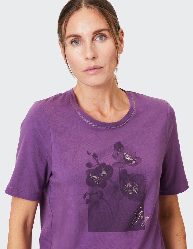 Joy Sportswear T-Shirt TALA Lockeres Shirt mit floralem Frontprint Lagerräumung