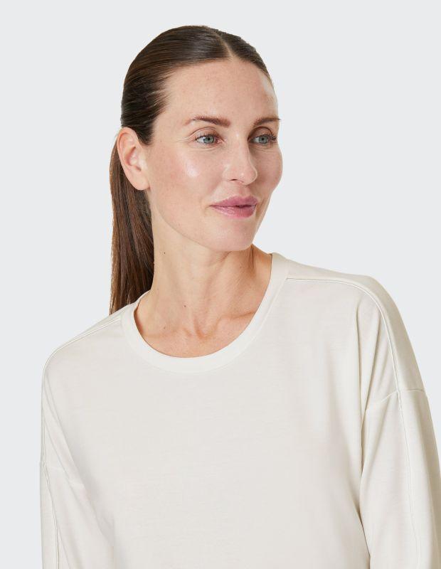 Joy Sportswear Sweatshirt RIKE Softes Sweatshirt mit Glanz Paspel Begrenzte Freigabe