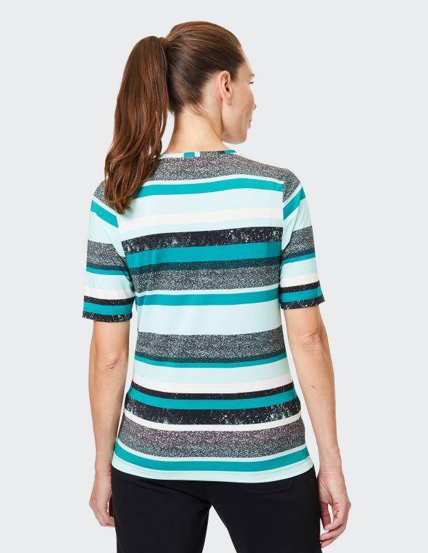 Joy Sportswear T-Shirt LARA T-Shirt mit Streifenprint Saisonschlussverkauf