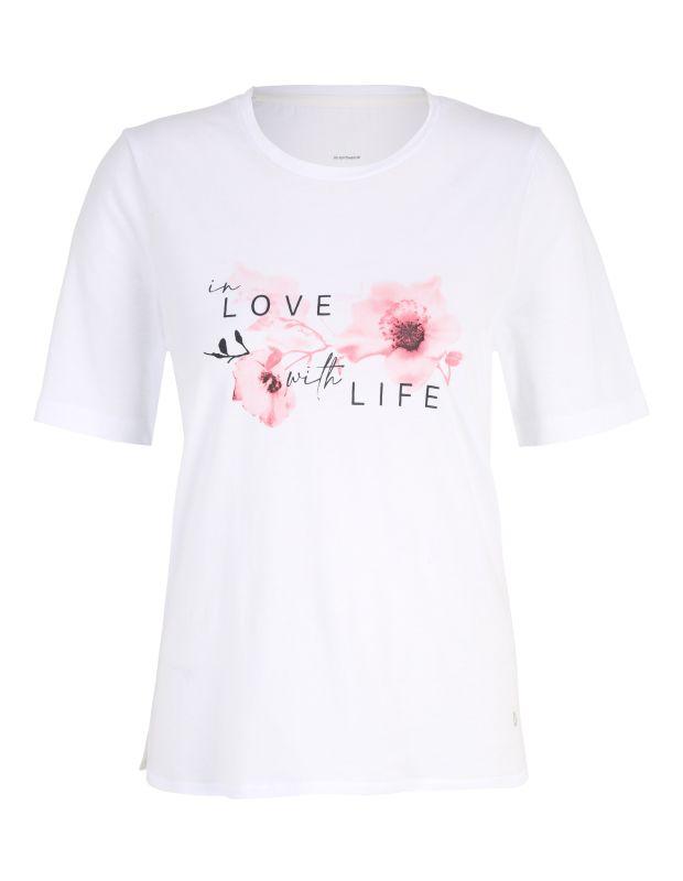 Joy Sportswear T-Shirt LUZIE Lockeres Shirt mit floralem Front-Print Online Outlet