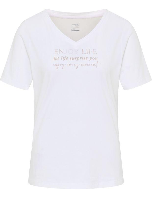 Joy Sportswear T-Shirt JIL Stilvolles T-Shirt mit abgerundetem Saum Letzter Tag