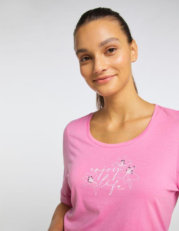Joy Sportswear T-Shirt ANYA T-Shirt mit grafischem Blumendruck Vierteljährliche Förderung