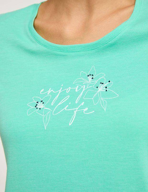 Joy Sportswear T-Shirt ANYA T-Shirt mit grafischem Blumendruck Nur noch ein Tag übrig