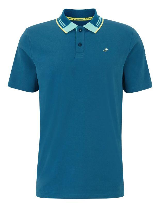 Joy Sportswear POLOSHIRT JERSEY G-Style Poloshirt mit 3-farbigen Kragen Schlussverkauf