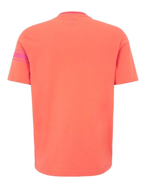 Joy Sportswear T-SHIRT JERSEY G-Style T-Shirt mit Streifen- und Label Print Limitierter Zeitrabatt