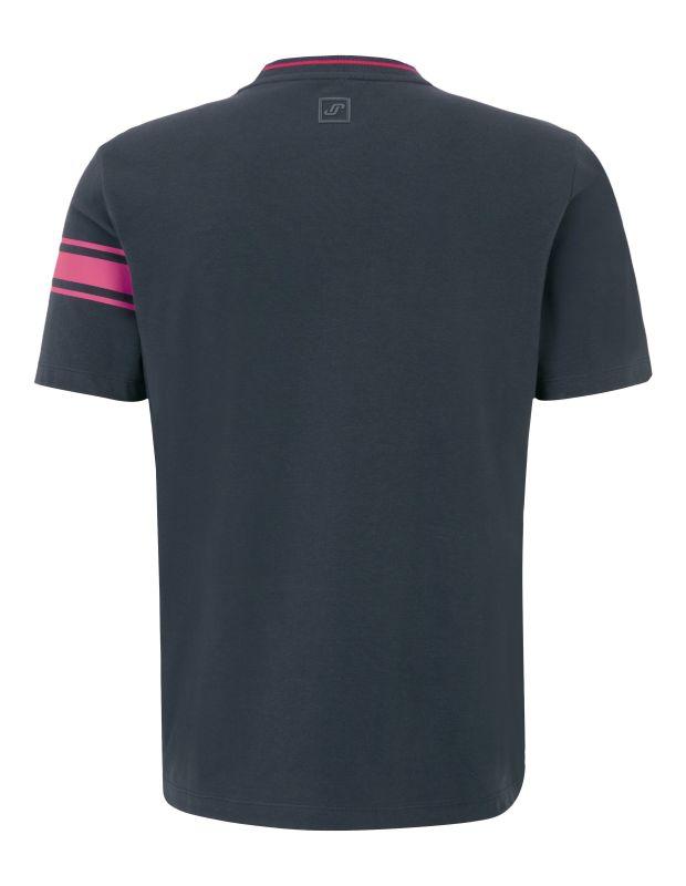 Joy Sportswear T-SHIRT JERSEY G-Style T-Shirt mit Streifen- und Label Print Fabrik Onlineshop