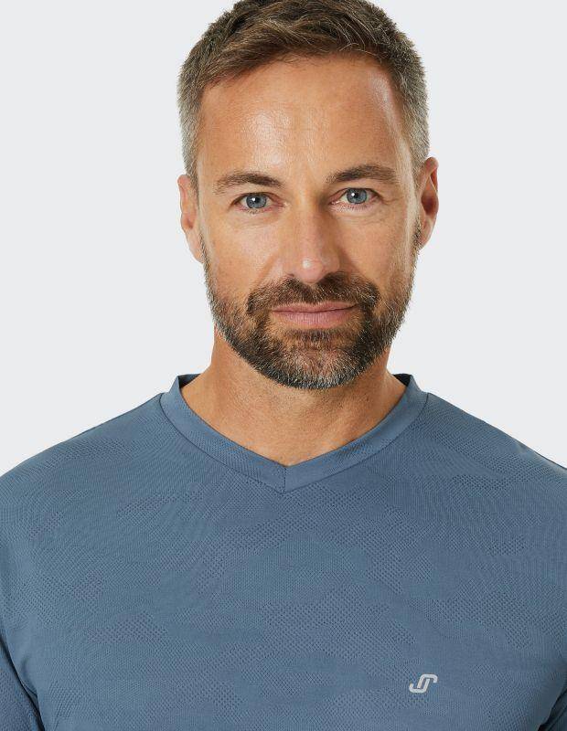 Joy Sportswear T-Shirt ARNO Funktionshirt mit strukturierter Streifenoptik Preisnachlass