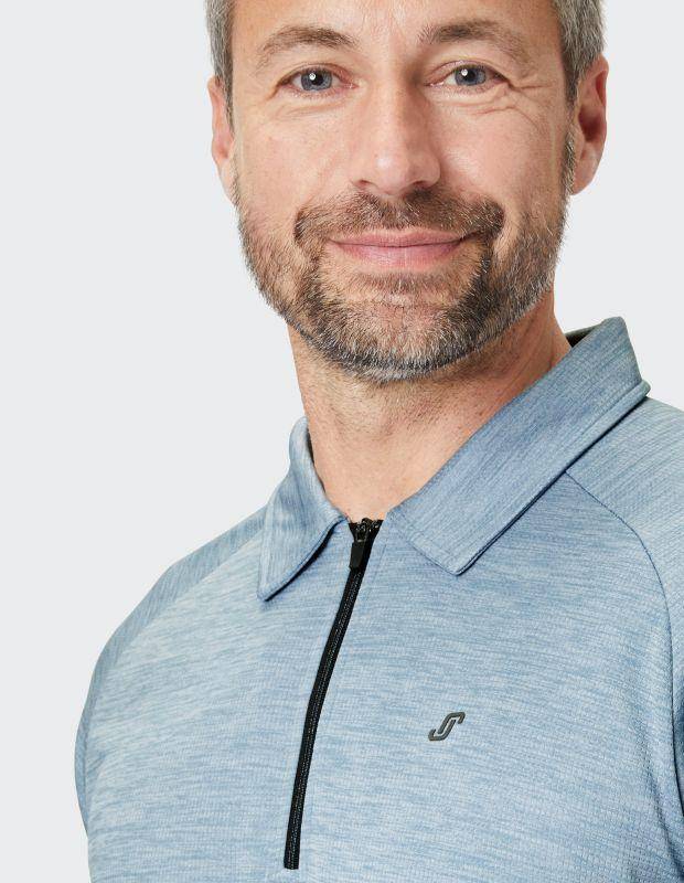 Joy Sportswear Poloshirt IVO Aktives Zip - Poloshirt Outlet