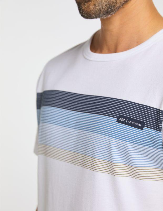Joy Sportswear T-Shirt EIKE T-Shirt mit modernem Streifenprint Exklusivangebot