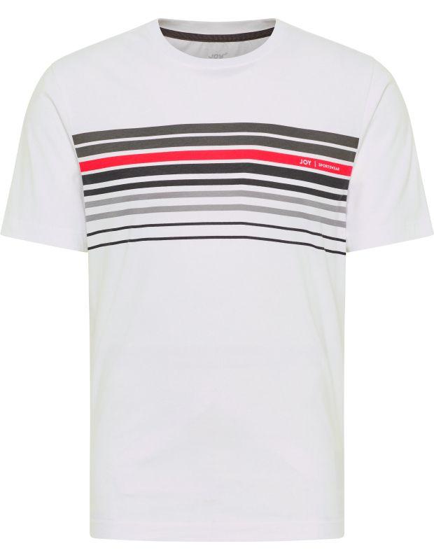 Joy Sportswear T-Shirt JORIS T-Shirt mit modischem Streifendruck Black Friday