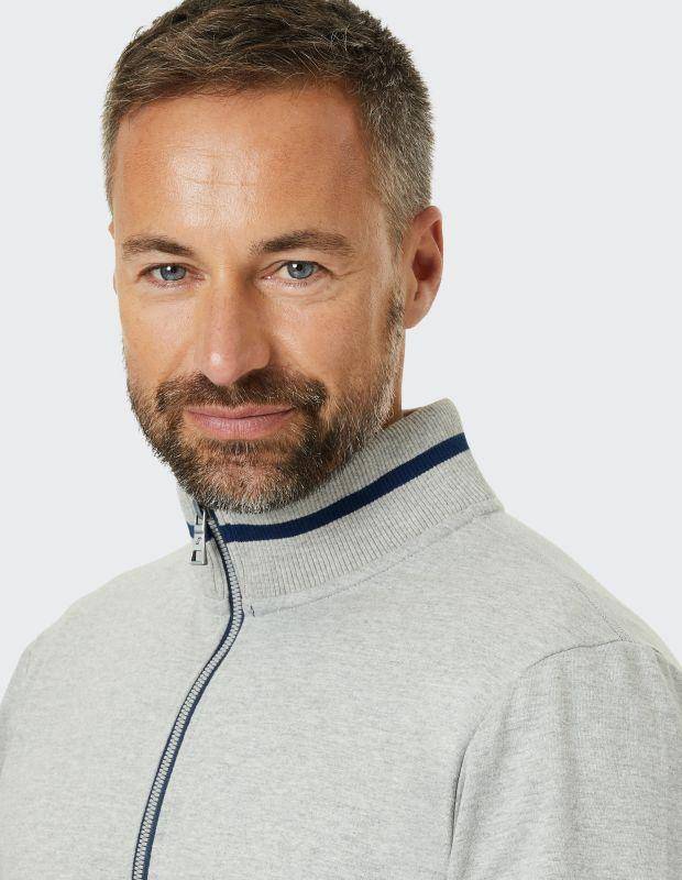 Joy Sportswear Jacke SVEN Sweatjacke mit Kontraststreifen im Kragen Nur noch ein Tag übrig