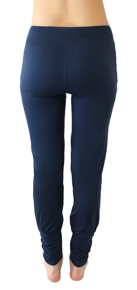 Leela Cotton 4415NV | Damen Yogahose stretch - Navy Begrenzt auf 3 Tage