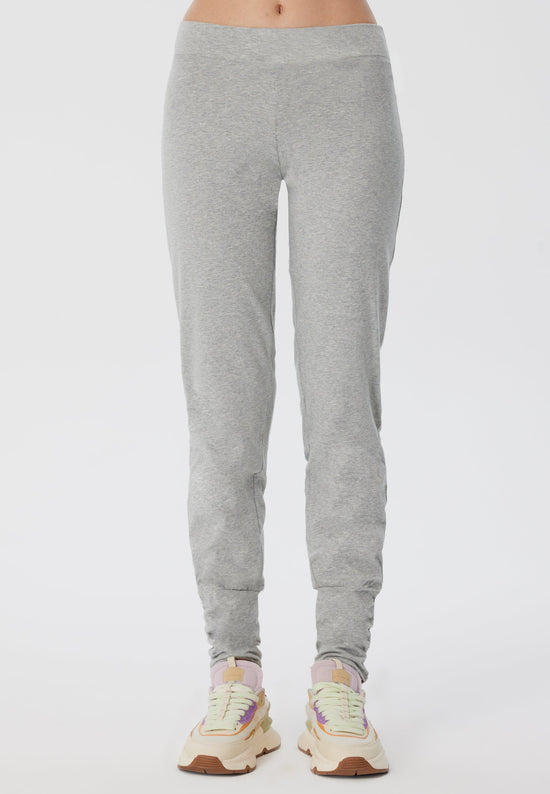 Leela Cotton 4415G | Damen Yogahose stretch - Hellgrau Speichern exportieren