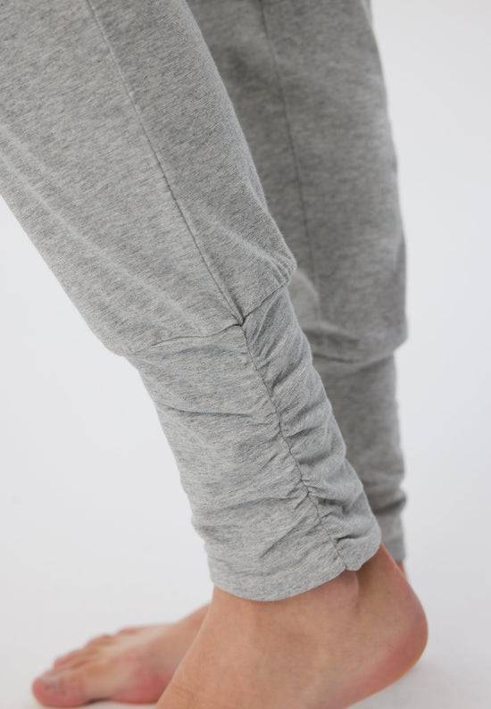 Leela Cotton 4415G | Damen Yogahose stretch - Hellgrau Speichern exportieren