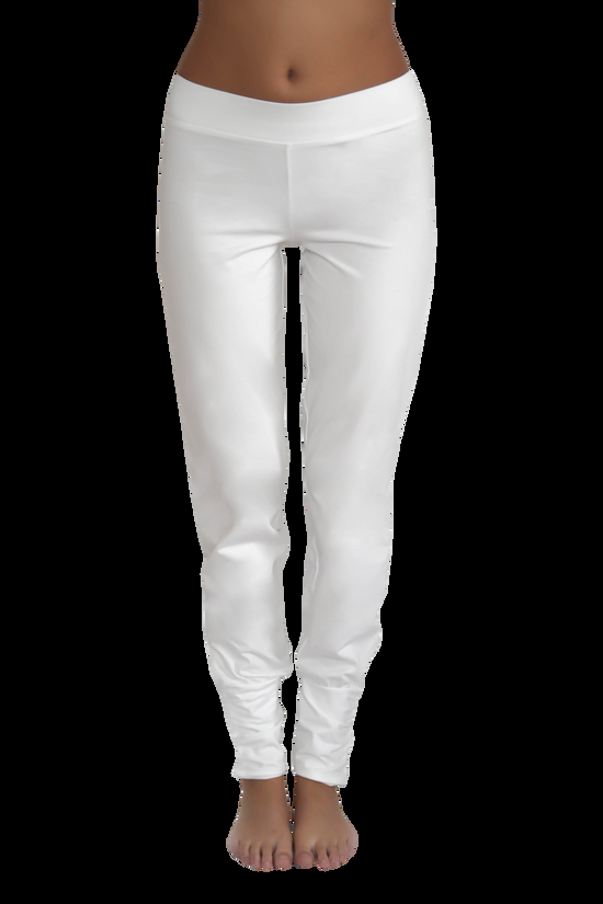 Leela Cotton 4415W | Damen Yogahose stretch - Naturweiss Im Verkauf