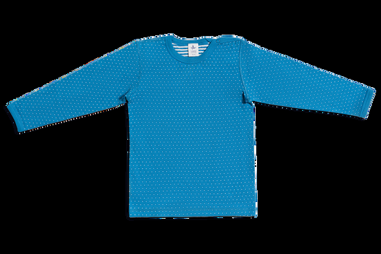 Leela Cotton 2650BW | Baby Wendelangarmshirt - Saphirblau-Naturweiss Hotsell