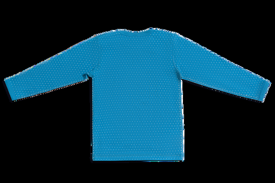 Leela Cotton 2650BW | Baby Wendelangarmshirt - Saphirblau-Naturweiss Hotsell