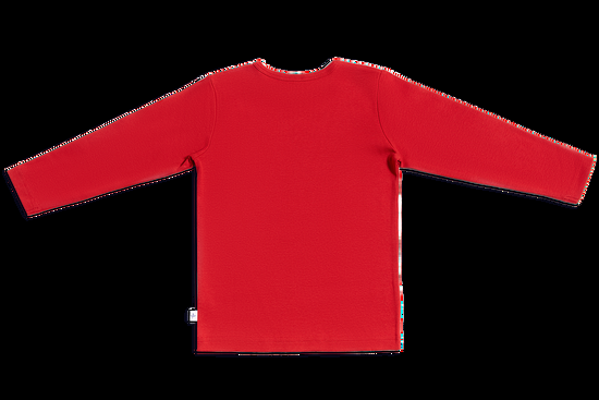 Leela Cotton 2064 | Baby Basic Langarmshirt - Ziegelrot Günstiger Verkauf