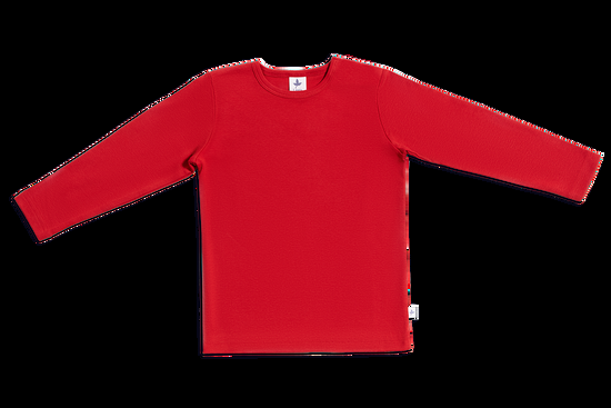 Leela Cotton 2064 | Baby Basic Langarmshirt - Ziegelrot Günstiger Verkauf