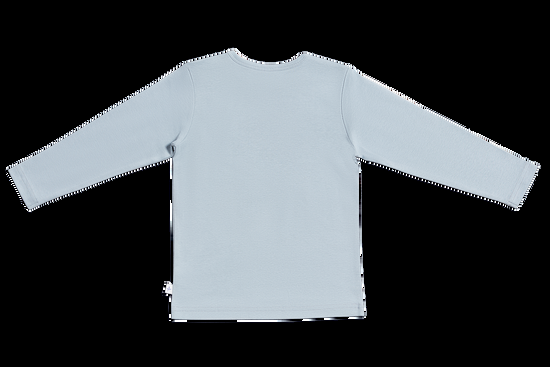 Leela Cotton 2063 | Baby Basic Langarmshirt - Hellgrau Fabrikverkauf