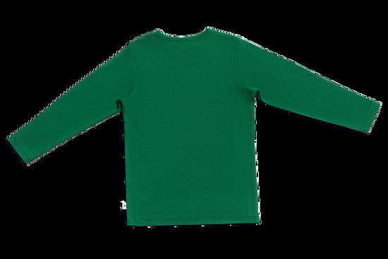Leela Cotton 2062 | Baby Basic Langarmshirt - Moosgrün Meist gekauft