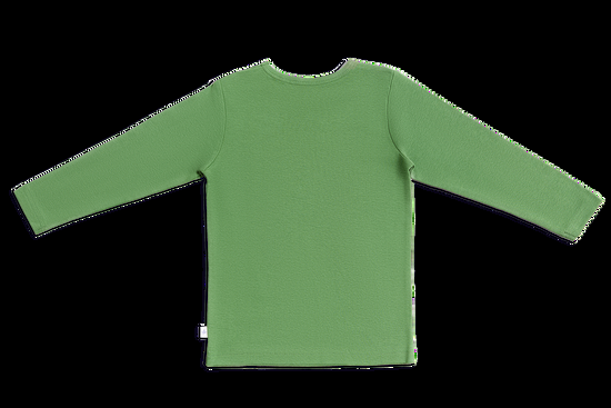 Leela Cotton 2060W | Baby Basic Langarmshirt - Waldgrün Blitzverkäufe