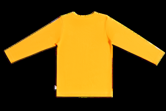 Leela Cotton 2060O | Baby Basic Langarmshirt - Sonnengelb Kostenloser Versand