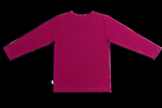 Leela Cotton 2060F | Baby Basic Langarmshirt - Fuchsia Limitierter Zeitrabatt
