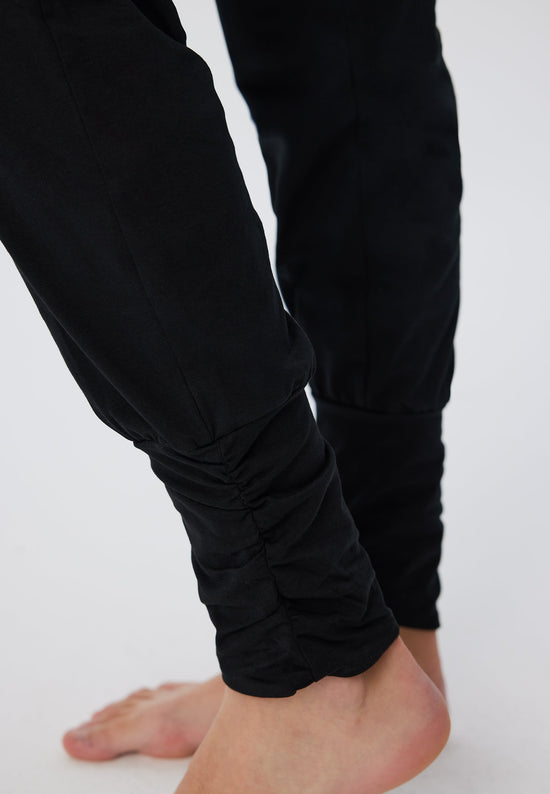 Leela Cotton 4415S | Damen Yogahose stretch - Schwarz Preisnachlass