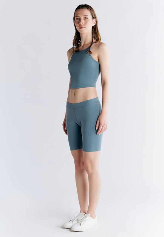 Leela Cotton 1417-066 | Radlerhose - Gobelin Blau Valentinstagsangebot
