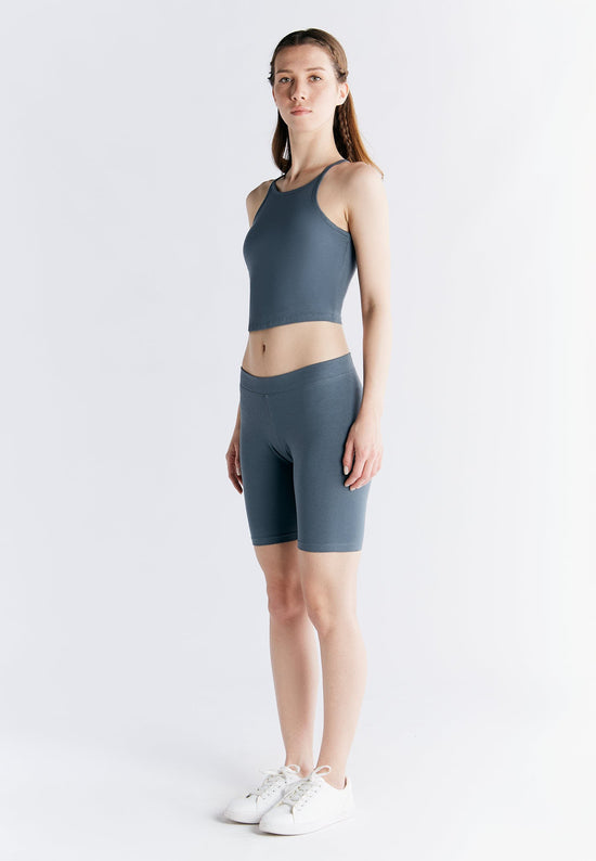 Leela Cotton 1417-068 | Radlerhose - Dunklerschiefer Lagerräumung
