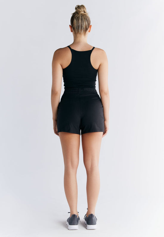 Leela Cotton 1217-021 | Crop-Top - Schwarz JETZT KAUFEN
