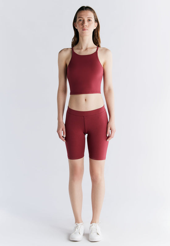 Leela Cotton 1217-069 | Crop-Top - Rosarot Bis zu 50% Rabatt