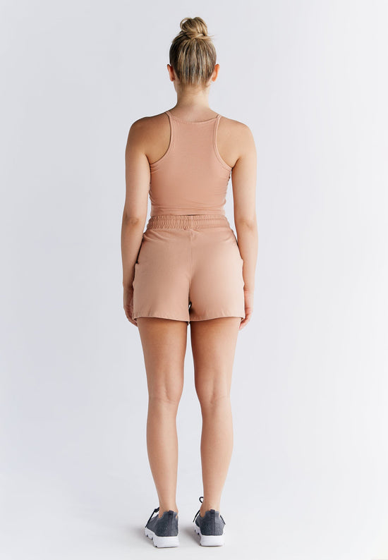 Leela Cotton 1217-070 | Crop-Top - Café Crema Bis zu 60% Rabatt
