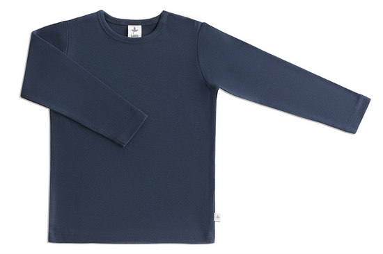 Leela Cotton 2060 ID | Baby Basic Langarmshirt - Indigo Bis zu 65% Rabatt