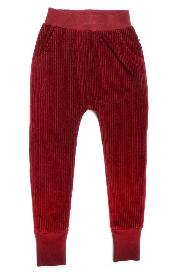 Leela Cotton 2172 BO | Kinder Cordhose schmaler Bund - Bordeaux Nur für heute