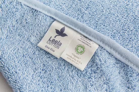 Leela Cotton 2400T | Baby Badehandtuch - Hellblau Super Rabatt